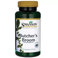 Serce i układ krążenia - Swanson, Usa Butchers Broom Ruszczyk kolczasty 470 mg - suplement diety 100 kaps. - miniaturka - grafika 1