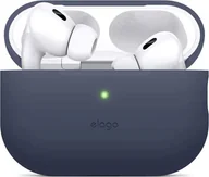 Akcesoria do słuchawek - Elago AirPods Pro 2 Silicone Case - etui do AirPods Pro 2 granatowe - miniaturka - grafika 1