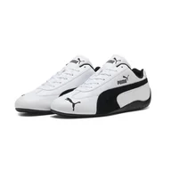 Półbuty damskie - Damskie Buty PUMA SPEEDCAT LTHR 40317501 – Biały - miniaturka - grafika 1
