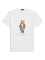 Koszulki męskie - Polo Ralph Lauren T-Shirt 710P07346001 Biały Regular Fit - miniaturka - grafika 1
