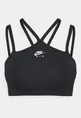 Biustonosze - Nike Damski biustonosz Indy Air Bra Sports czarny czarny/czarny/czarny/biały. l - miniaturka - grafika 1