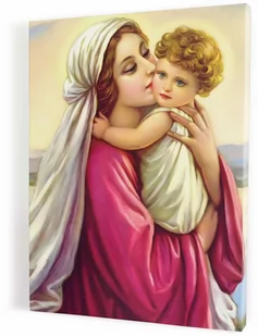 Art Christiana Matka Boża z Dzieciątkiem, obraz na płótnie ACHC0104 - Dewocjonalia - miniaturka - grafika 1