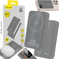 Powerbanki - BLAVEC POWERBANK MAGSAFE MAGNETYCZNY MINI INDUKCYJNY CIENKI 10000 mAh 22,5W - miniaturka - grafika 1