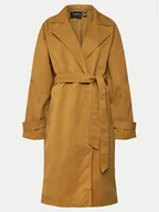 Płaszcze damskie - Vero Moda Curve Trencz Lou 10278572 Beżowy Regular Fit - miniaturka - grafika 1