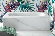Wanny - Besco Vitae Slim + 160x75cm wanna prostokątna + syfon #WAV-160-S+ - miniaturka - grafika 1