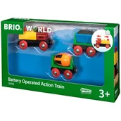 Pociągi dla dzieci - Brio Lokomotywa z betoniarką - miniaturka - grafika 1