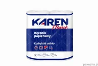 Ręczniki papierowe - Grasant Ręcznik papierowy biały 10m 2 warstwy 2 szt. R-Kar/62199 - miniaturka - grafika 1