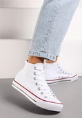 Trampki damskie - Białe Trampki Arrielura - Renee - miniaturka - grafika 1