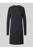 Sukienki - Sukienka z dzianiny o luźnym kroju z prążkowaną fakturą model ELLEN - Pieces - miniaturka - grafika 1