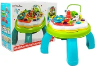 Zabawki interaktywne dla dzieci - Import LEANToys Stoliczek Edukacyjny Pianinko Pociąg Kierownica Dźwięk LT-8298-0 - miniaturka - grafika 1