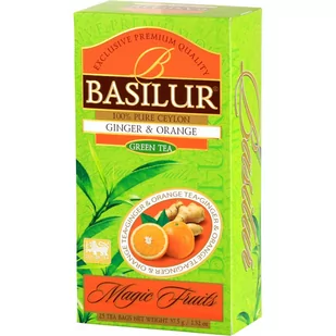 BASILUR BASILUR Herbata Ginger i Orange WIKR-1055243 - Kawa w kapsułkach i saszetkach - miniaturka - grafika 1