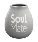 Kubki - Cebador Tykwa ceramiczna Soul Mate szara 350 ml 4161 - miniaturka - grafika 1