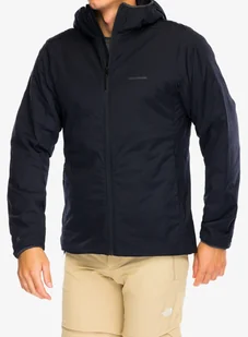 Kurtka ocieplana Salomon Mountain Flex Jacket HD - deep black - Kurtki męskie - miniaturka - grafika 1