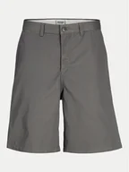 Spodenki damskie - Jack&Jones Junior Szorty materiałowe Karl 12269911 Szary Loose Fit - miniaturka - grafika 1