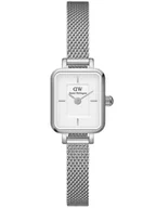 Zegarki damskie - ZEGAREK DAMSKI DANIEL WELLINGTON Quadro Mini 15mm DW00100726 + BOX (zw524b) - miniaturka - grafika 1