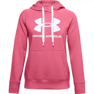 Kurtki i kamizelki sportowe damskie - Damska bluza treningowa UNDER ARMOUR Rival Fleece Logo Hoodie - grafika 1