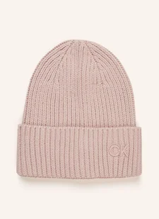 Calvin Klein Czapka beige - Czapki damskie - miniaturka - grafika 1
