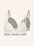 Biustonosze - Calvin Klein Biustonosz Bustier Icon Cotton Stretch, 2 Szt rosa - miniaturka - grafika 1
