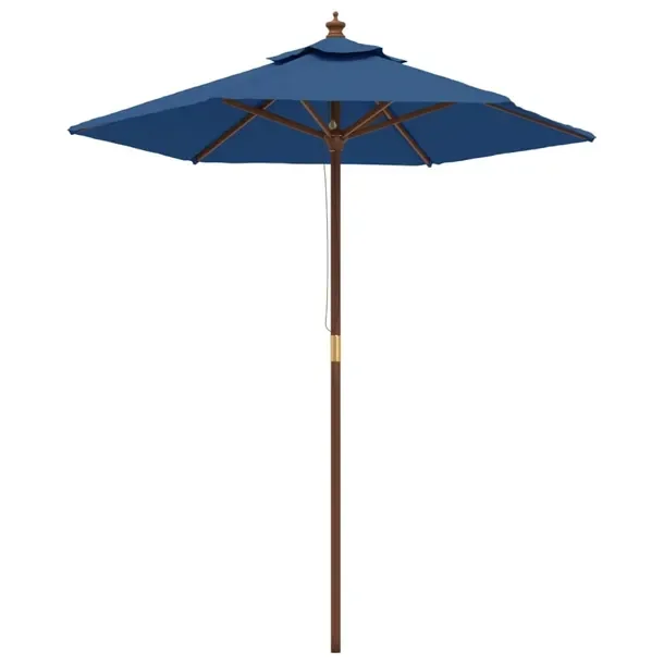Parasol ogrodowy UV 196x231cm, lazurowy
