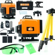 Poziomice laserowe - Rosfix Poziomica laserowa Rosfix Orange Tiger 16 linii ROT16L + Zielona tarcza do odczytu pomiaru + Zielone okulary zabezpieczające + Statyw 43-120cm - miniaturka - grafika 1
