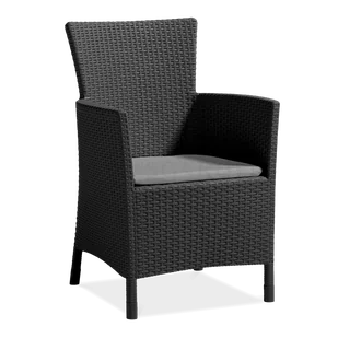 Fotel ogrodowy IOWA Graphite - Fotele i krzesła ogrodowe - miniaturka - grafika 1
