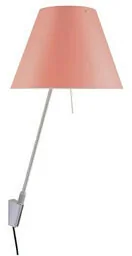Luceplan - Costanzina Lampa Ścienna Alu/Edgy Pink Luceplan - Lampy ścienne - miniaturka - grafika 1
