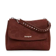 Torebki damskie - Torebka Desigual 25SAXPA8 Brązowy - miniaturka - grafika 1