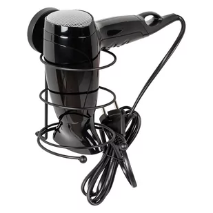 Czarny uchwyt ścienny na suszarkę do włosów Wenko Vacuum-Loc® Milazzo - Wieszaki łazienkowe Czarny uchwyt ścienny na suszarkę do włosów Wenko Vacuum-Loc® Milazzo - Wieszaki łazienkowe - miniaturka - grafika 1