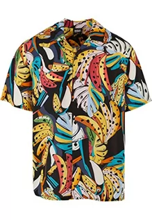 Koszule męskie - Urban Classics Męska koszula Viscose AOP Resort Shirt Toucans L, toucans, L - grafika 1