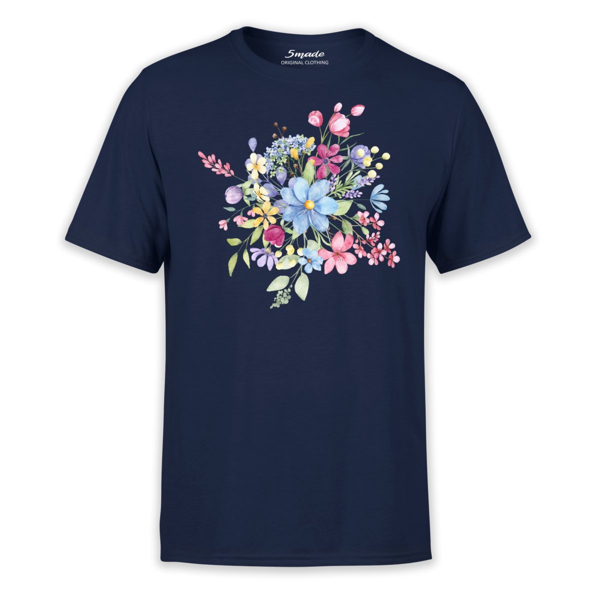 Koszulka z nadrukiem polne kwiaty XXL 5made