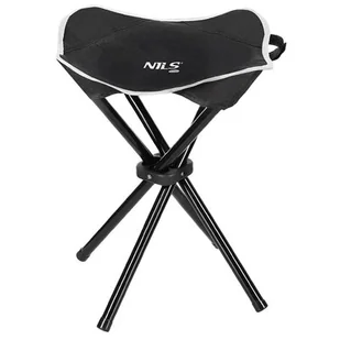 Krzesło turystyczne NILS CAMP NC3010 Czarny - Meble turystyczne - miniaturka - grafika 1
