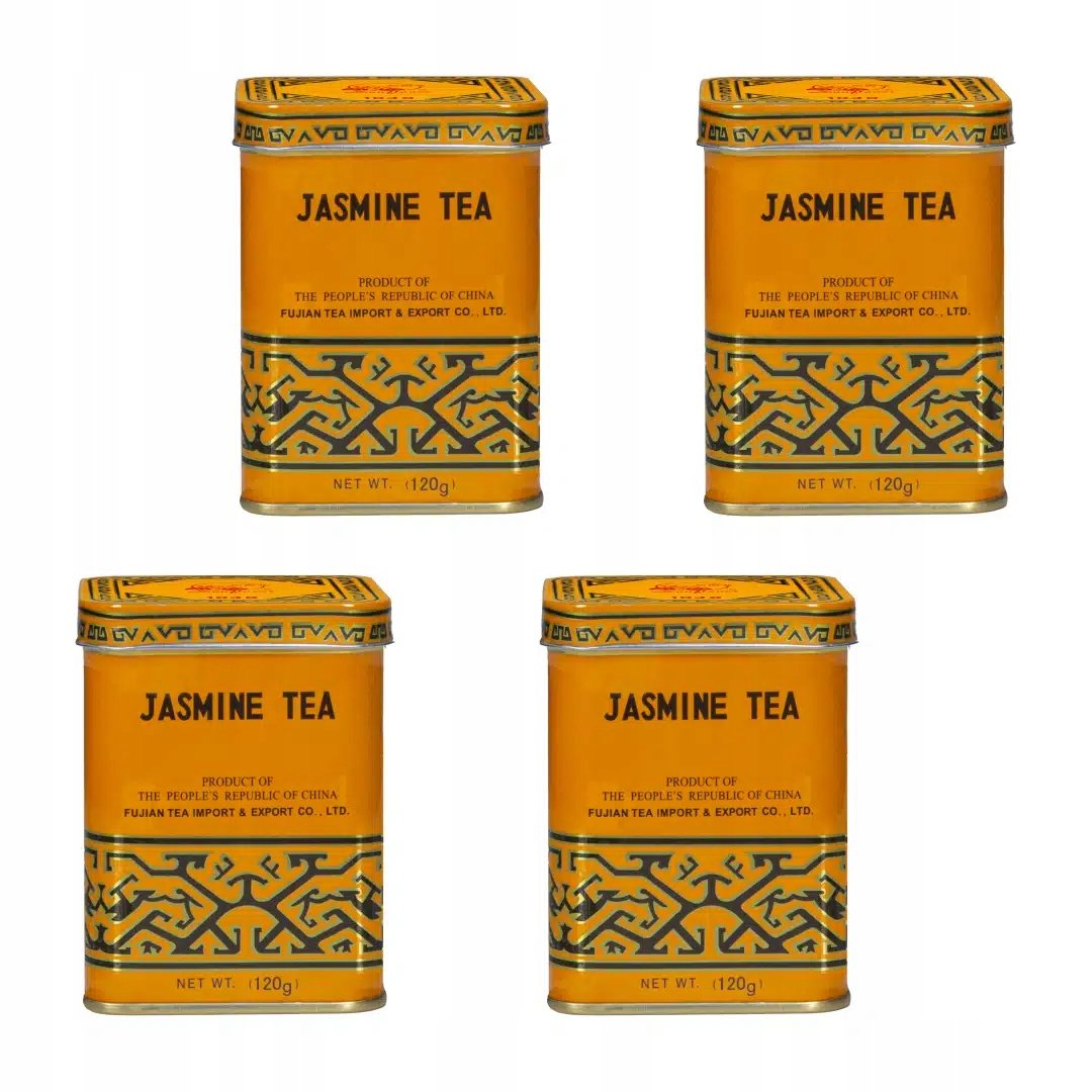 Zestaw Herbat Jaśminowa Tradycyjna z prowincji Fujian 4x120 g