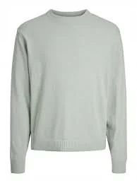 JACK&JONES SWETER ZIELONY Z DŁUGIM RĘKAWEM MĘSKI L JXA - Swetry męskie - miniaturka - grafika 1