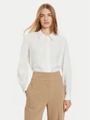 Koszule damskie - Tommy Hilfiger Koszula WW0WW43575 Biały Regular Fit - miniaturka - grafika 1