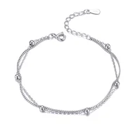 Bransoletki - Bransoletka srebrna do CHARMS beads pr 925 - miniaturka - grafika 1