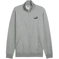 Bluzy męskie - Bluza męska Puma ESS No.1 Logo Track Jacket FL szara 682582 03 L - miniaturka - grafika 1