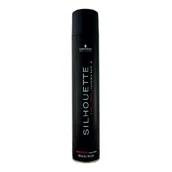 Kosmetyki do stylizacji włosów - Schwarzkopf Silhouette Bardzo Mocny Lakier czarny 500ml - miniaturka - grafika 1