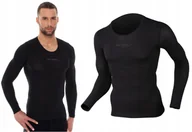 Koszulki sportowe damskie - Koszulka do biegania na rower unisex Brubeck Base Layer - miniaturka - grafika 1