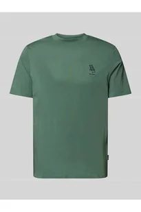 T-shirt z wyhaftowanym detalem model JEPPE - Blend - Koszulki męskie - miniaturka - grafika 1