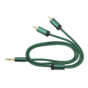 3.kabel rozgałęziający Y 5 mm, adapter kabla Aux 3,5 mm, rozgałęźnik słuchawek, kabel przejściowy męski na Aux, adapter gniazda słuchawkowego HiFi Sound, kabel Aux HiFi Stereo Sound 3,5 mm - Rozgałęźniki - miniaturka - grafika 1