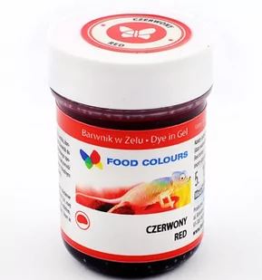 Foodcolours BARWNIK SPOŻYWCZY W ŻELU 35g CZERWONY 49 - Dodatki do ciast w płynie, aromaty - miniaturka - grafika 1