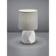 Lampy stojące - Trio RL Pike R50831087 lampka stołowa biurkowa 1x40W E14 betonowy szary - miniaturka - grafika 1