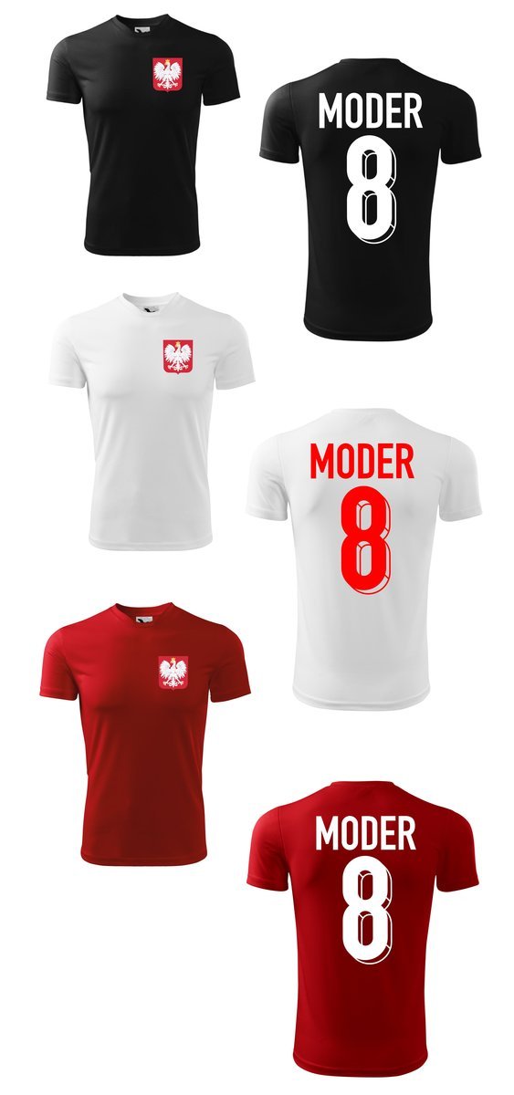 Treningowa Koszulka POLAND Jakub MODER 8 jr