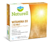 Witaminy i minerały - Naturell USP ZDROWIE Witamina D3 + K2 MK-7 x 60 tabl do ssania INSTANT |  OD 149 PLN! - miniaturka - grafika 1