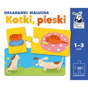 Puzzle - Kapitan Nauka - gry Kapitan Nauka. Układanki malucha. Kotki, pieski - miniaturka - grafika 1