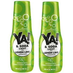 2x SYROP YA!&SODA CYTRYNA LIMETKA LIGHT KONCENTRAT DO SATURATORA 500ml - Syropy i koncentraty owocowe - miniaturka - grafika 1
