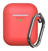 Akcesoria do słuchawek - KeyBudz Elevate Keychain do AirPods 1/2 red - miniaturka - grafika 1