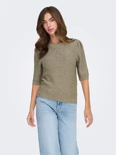 ONLY Sweter w kolorze oliwkowym - Swetry damskie - miniaturka - grafika 1