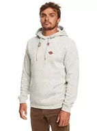 Swetry męskie - Quiksilver Sweter męski szary XXL - miniaturka - grafika 1