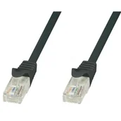 Kable miedziane - Techly TechlyPro Kabel sieciowy patch cord RJ45 Cat5e UTP CCA 1m czarny 24148 - miniaturka - grafika 1